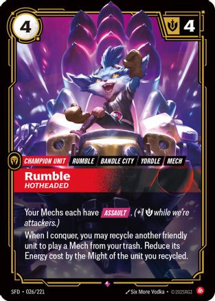 Rumble – Hotheaded (026) Foil - Spiritforged