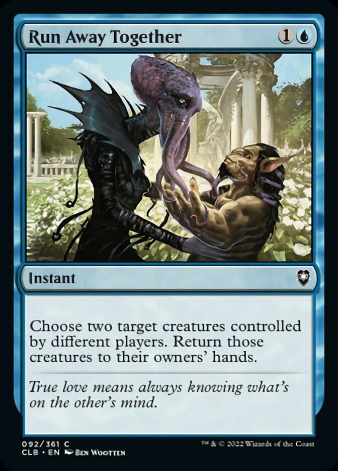 Run Away Together (092) - Commander Legends: Battle for Baldur's Gate Foil