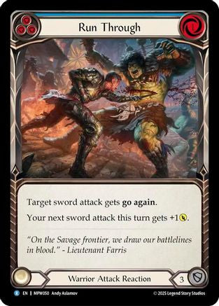 Run Through (Blue) (MPW050) - Mastery Pack Warrior