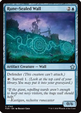 Rune-Sealed Wall (745) - Foundations