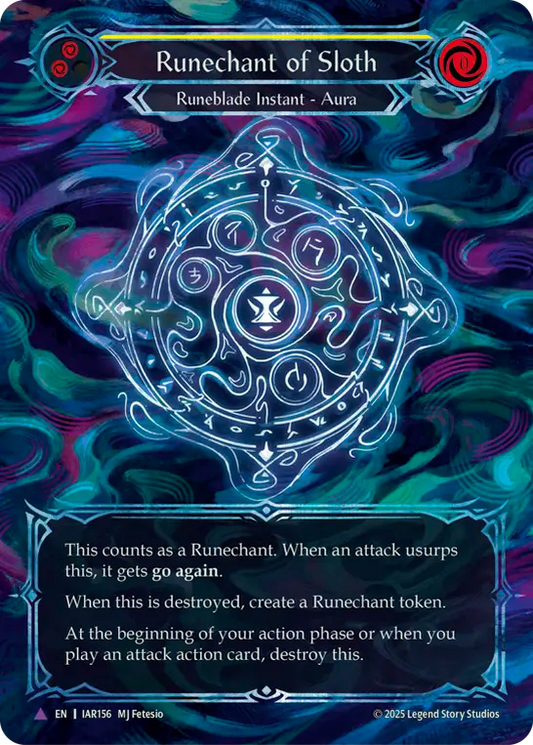 Runechant of Sloth (Marvel) (IAR155) Cold Foil - Omens of the Third Age