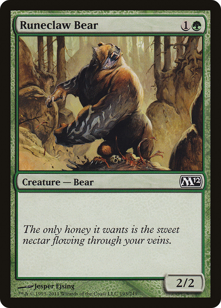 Runeclaw Bear (193) - Magic 2012