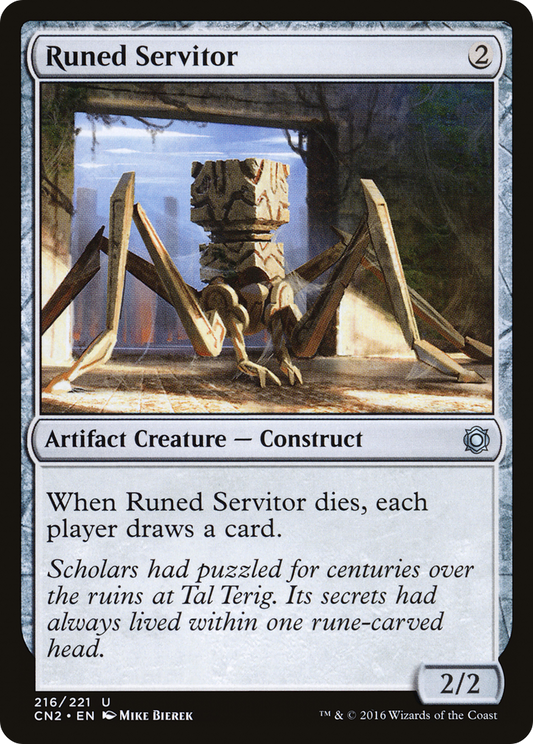 Runed Servitor (216) - Conspiracy: Take the Crown
