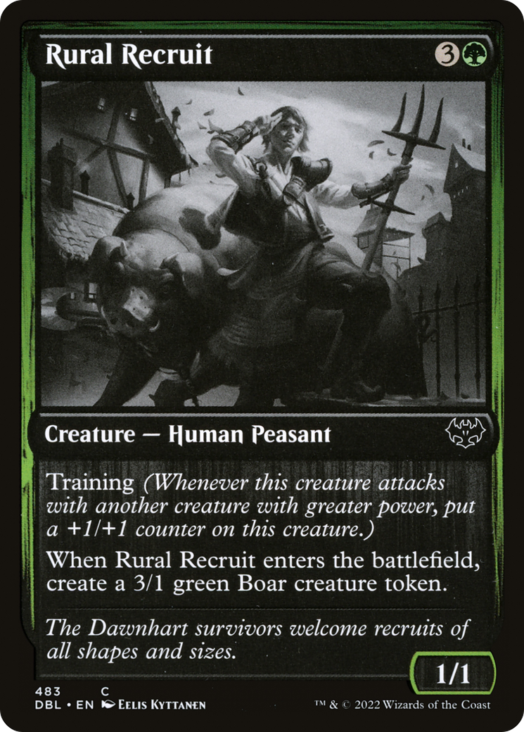 Rural Recruit (483) - Innistrad: Double Feature Foil