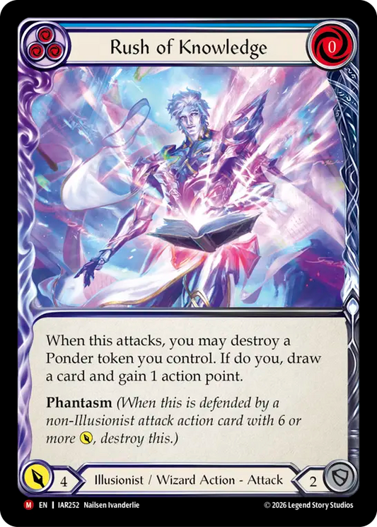 Rush of Knowledge (Blue) (IAR252) - Usurp the Shadow Throne