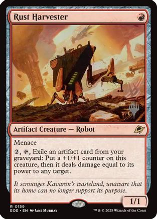 Rust Harvester (Promo Pack) (159) Foil - Edge of Eternities
