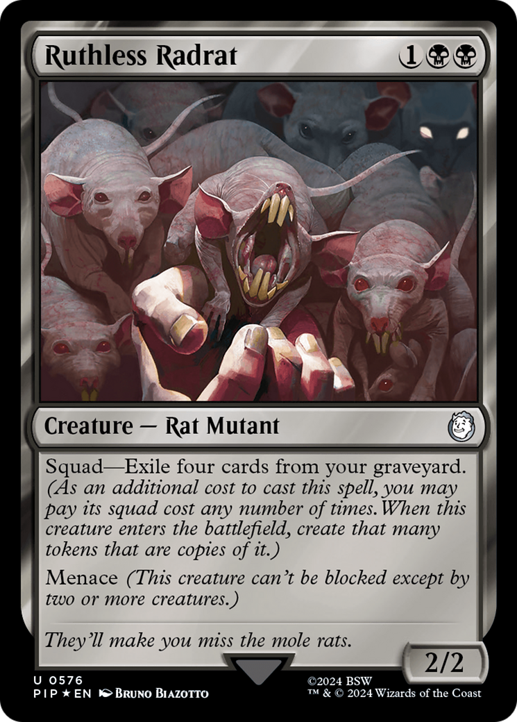 Ruthless Radrat (576) Surge Foil - Fallout