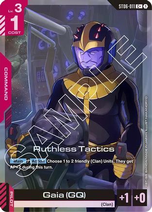 Ruthless Tactics (C+) (ST06-011) Holofoil - Starter Deck 06: Clan Unity