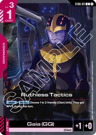 Ruthless Tactics (ST06-011) - Starter Deck 06: Clan Unity
