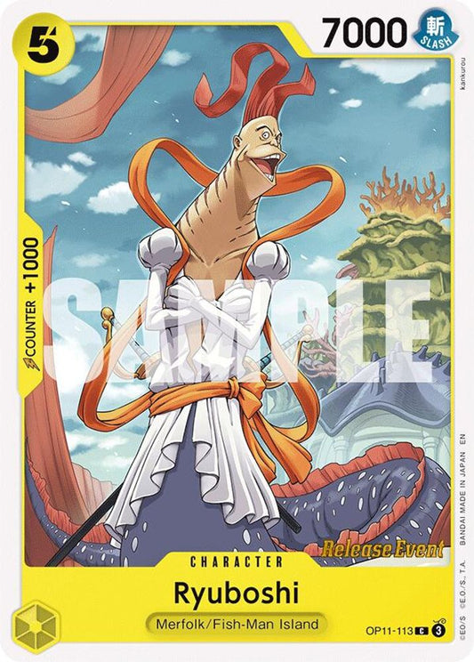 Ryuboshi (OP11-113) Release Event Cards