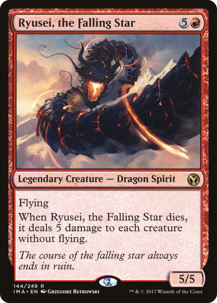 Ryusei, the Falling Star (144) Foil - Iconic Masters