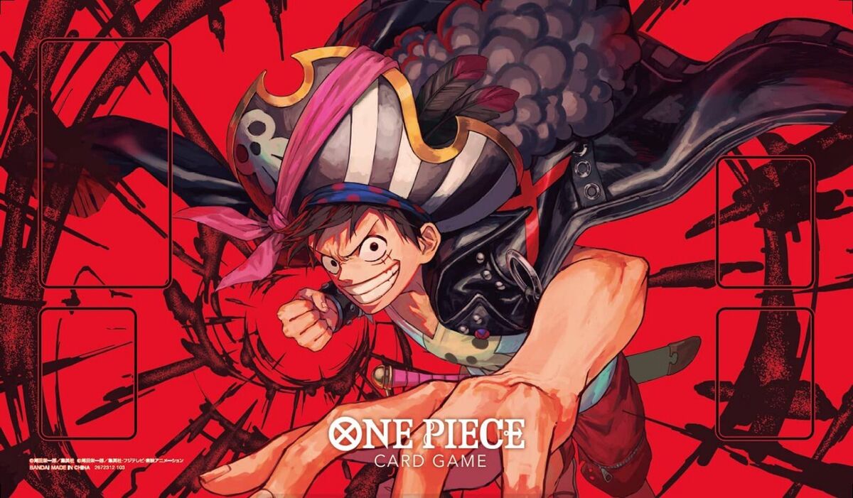 One Piece CG Playmat Official Monkey.D.Luffy | Silver Goblin