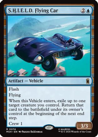 S.H.I.E.L.D. Flying Car (074) - Marvel Super Heroes