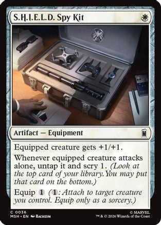 S.H.I.E.L.D. Spy Kit (036) Foil - Marvel Super Heroes