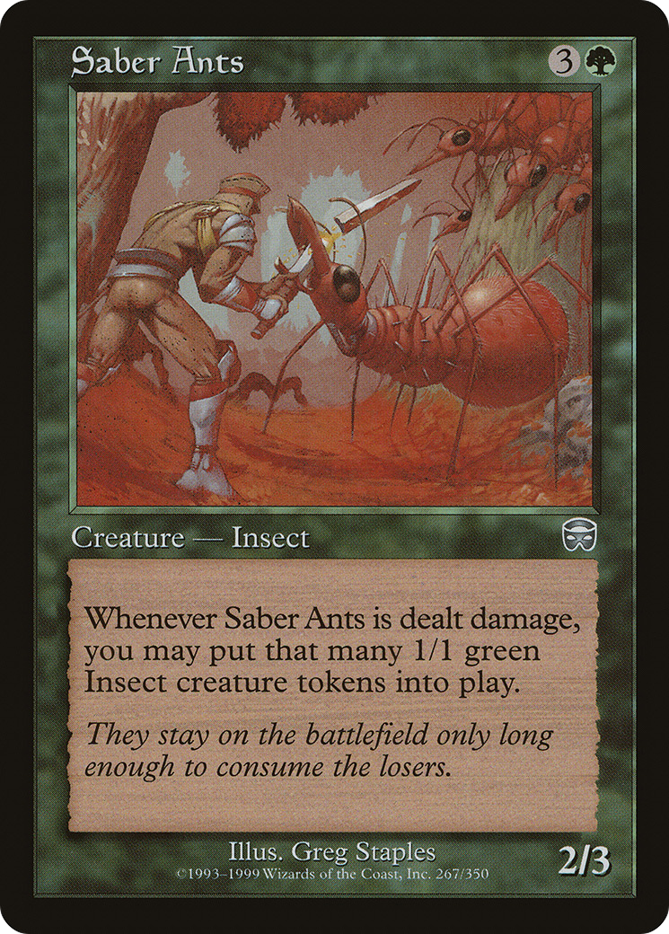 Saber Ants (267) - Mercadian Masques