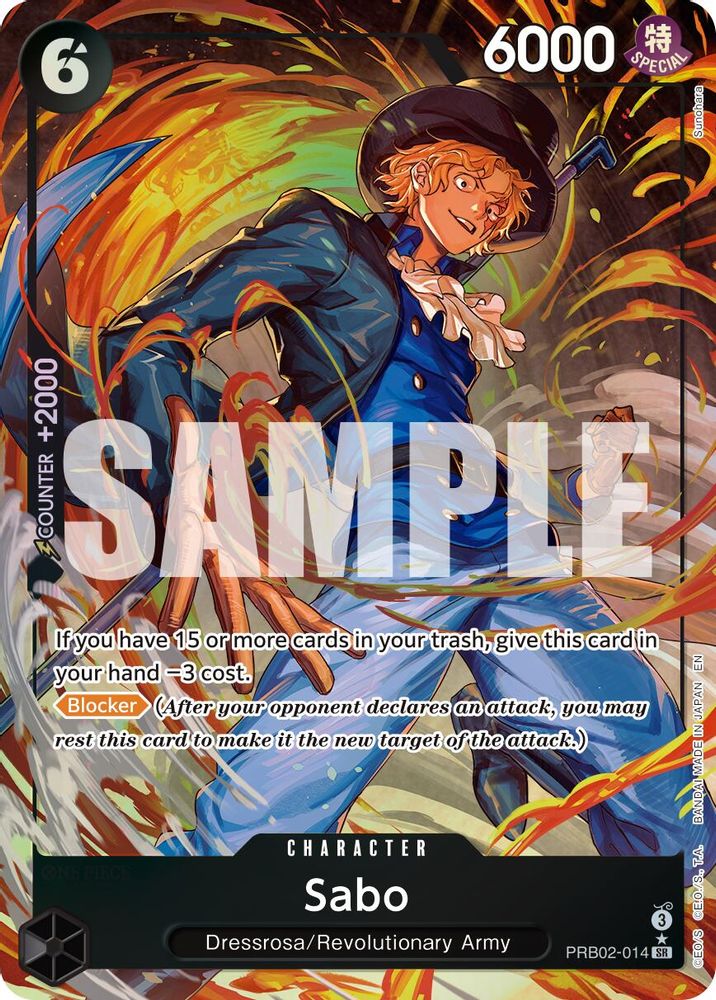 Sabo (Alternate Art) (PRB02-014) Foil