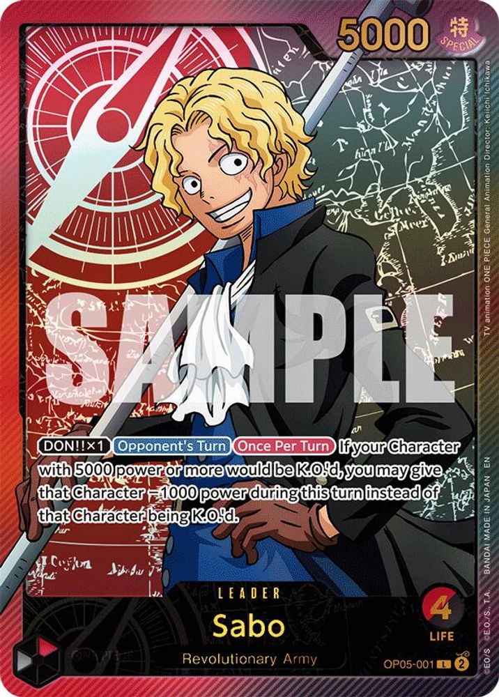 Sabo (SPR) (OP05-001) Foil