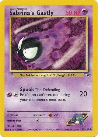 Sabrina's Gastly (93) (Unlimited) - Gym Heroes