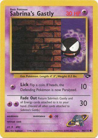 Sabrina's Gastly (96) (Unlimited) - Gym Challenge