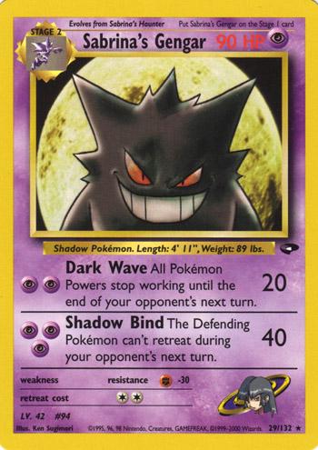 Sabrina's Gengar (29) (Unlimited) - Gym Challenge