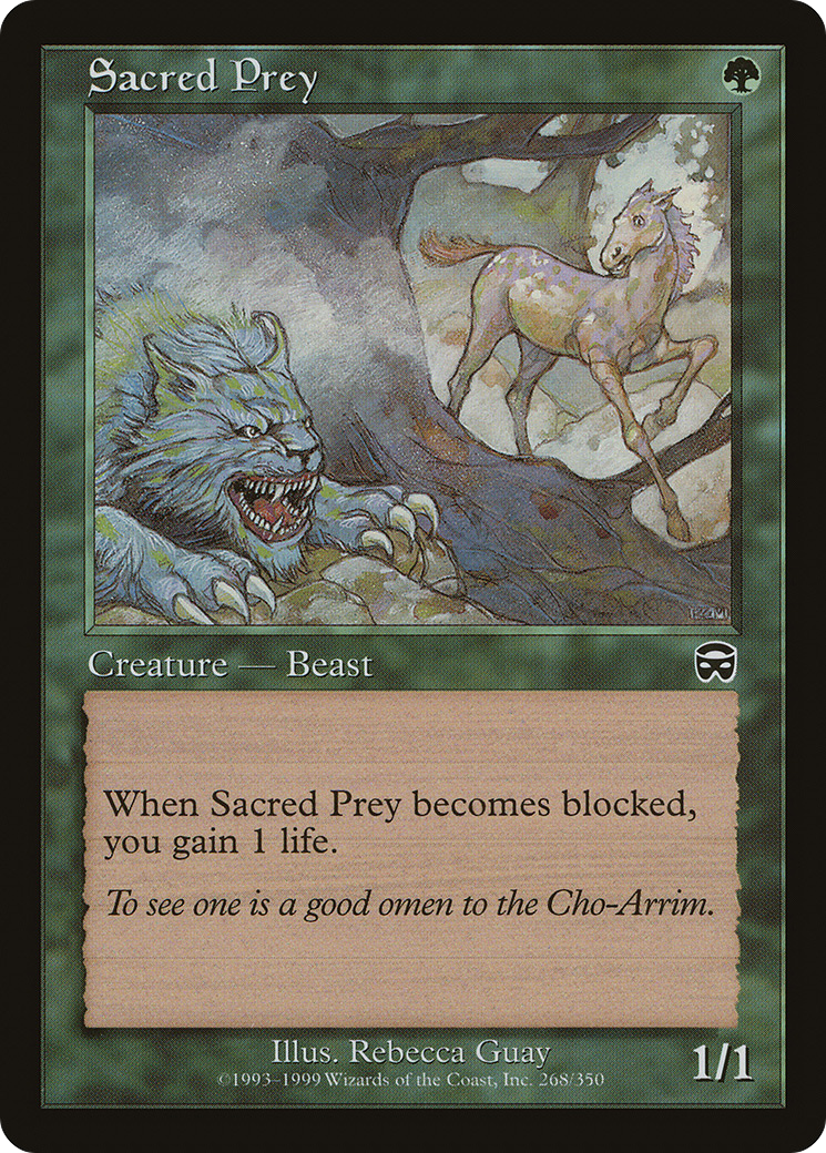 Sacred Prey (268) Foil - Mercadian Masques