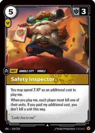 Safety Inspector (164) Foil - Unleashed