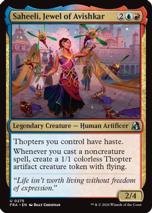 Saheeli, Jewel of Avishkar (275) Foil - Reality Fracture