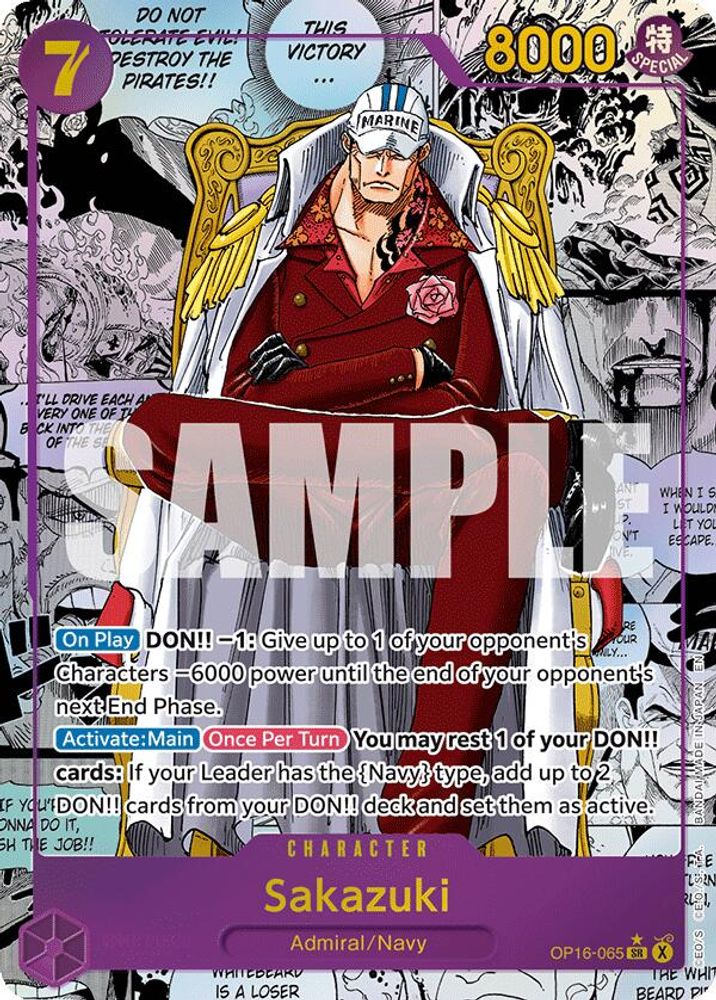 Sakazuki (Manga) (OP16-065) Foil