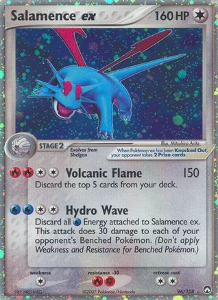 Salamence ex (96) Holofoil - Power Keepers