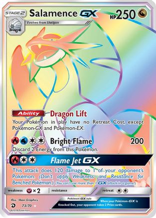 Salamence GX (73) Holofoil - Dragon Majesty