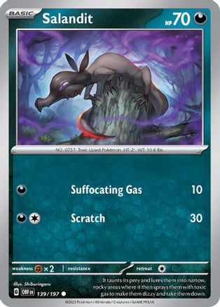 Salandit (139) - Obsidian Flames