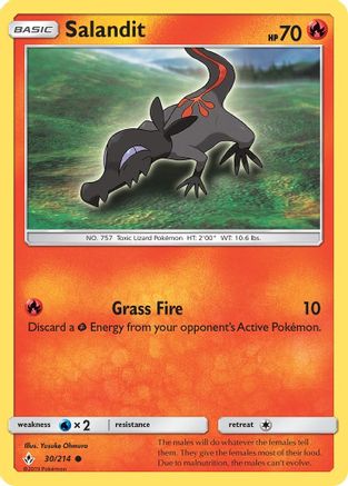 Salandit (30) Reverse Holofoil - Unbroken Bonds