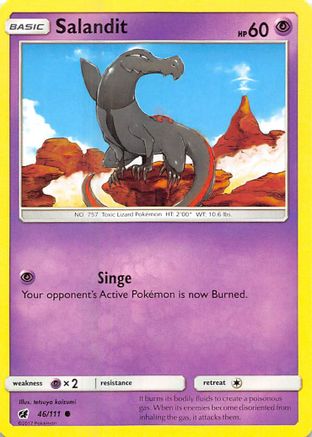 Salandit (46) Reverse Holofoil - Crimson Invasion