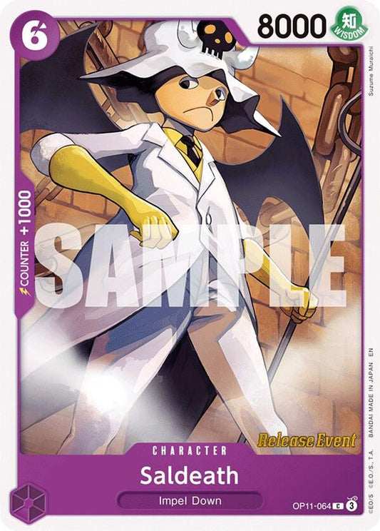 Saldeath (OP11-064) Release Event Cards