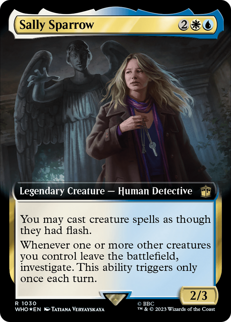 Sally Sparrow (Extended Art) (1030) Surge Foil - Doctor Who