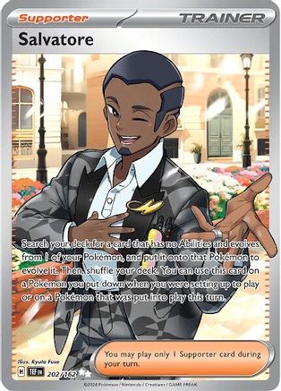 Salvatore (Full Art) (202) Holofoil - Temporal Forces