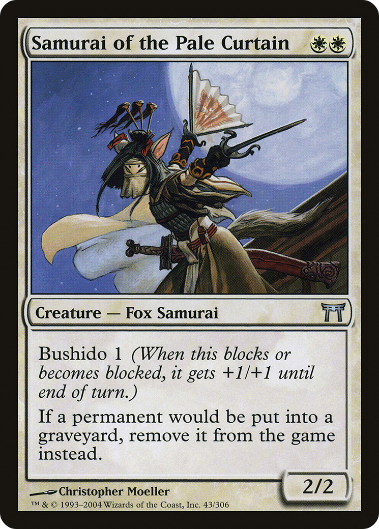 Samurai of the Pale Curtain (043) - Champions of Kamigawa
