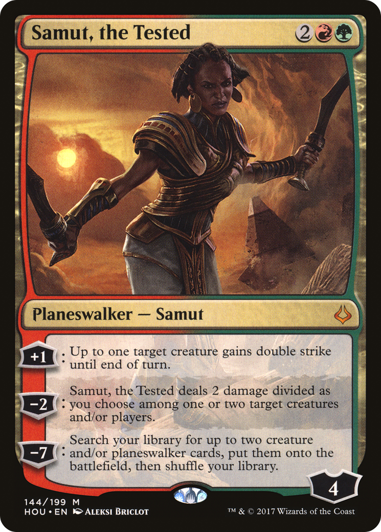 Samut, the Tested (144) - Hour of Devastation Foil