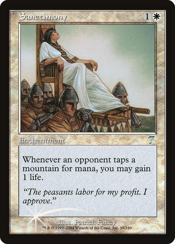 Sanctimony (039) Foil - Seventh Edition