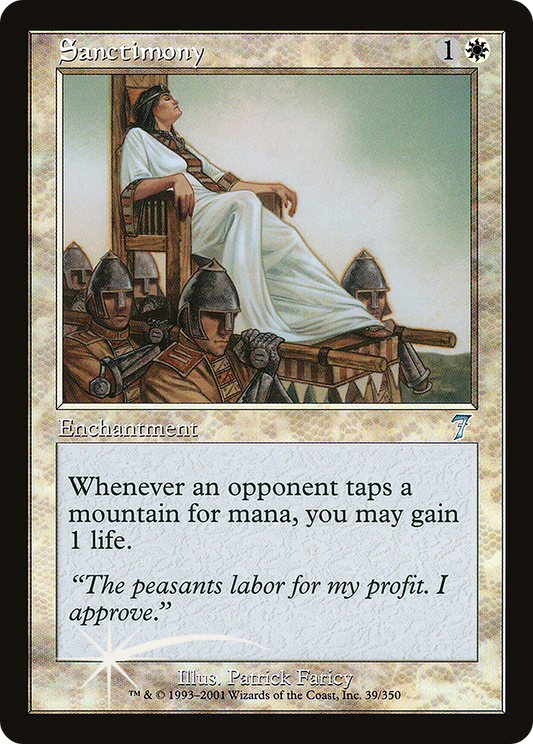 Sanctimony (039) Foil - Seventh Edition