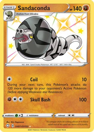 Sandaconda (SV071) (Shiny Vault) Holofoil - Shining Fates