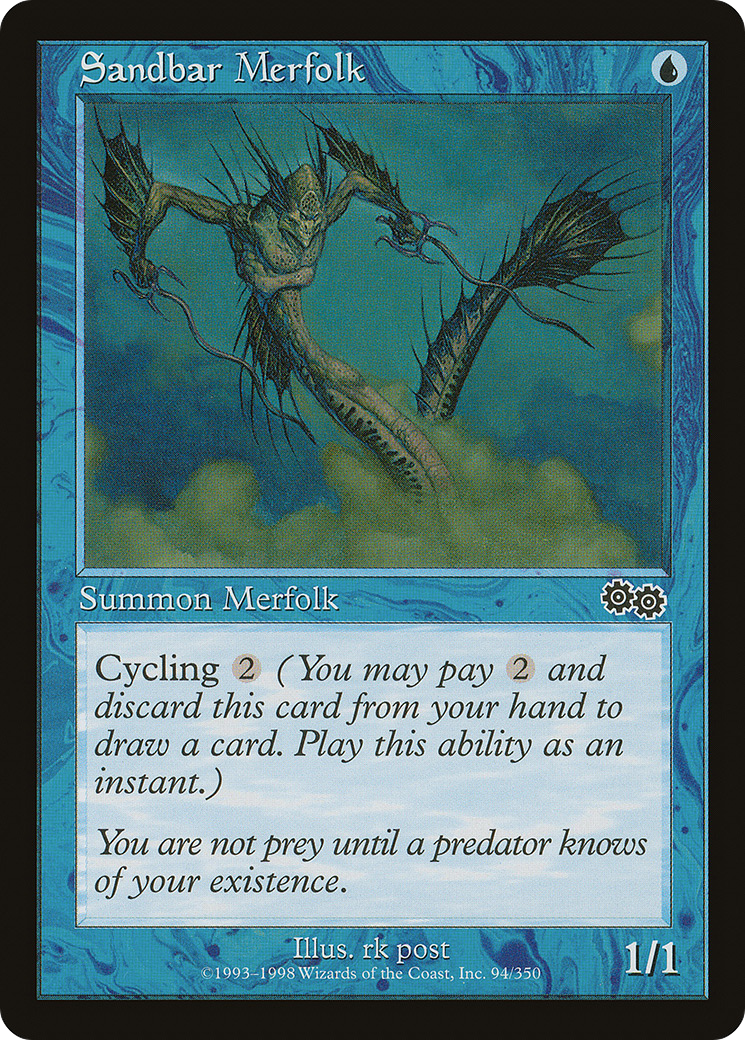 Sandbar Merfolk (094) - Urza's Saga