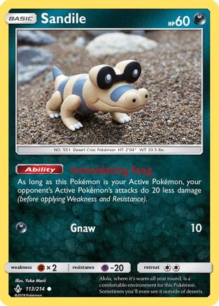 Sandile (113) Reverse Holofoil - Unbroken Bonds