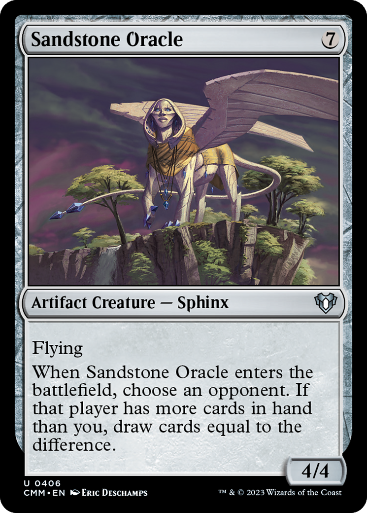 Sandstone Oracle (406) Foil - Commander Masters