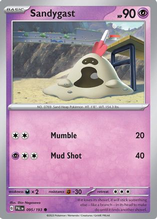 Sandygast (95) - Paldea Evolved