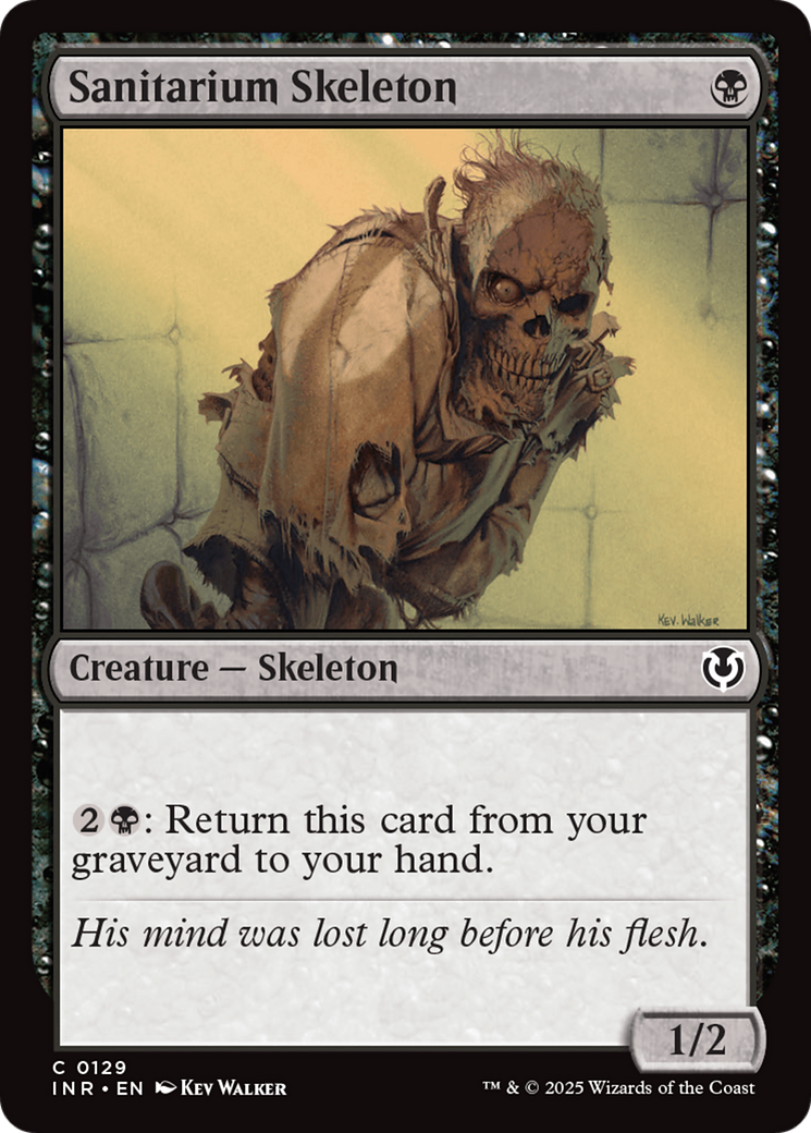 Sanitarium Skeleton (129) Foil - Innistrad Remastered