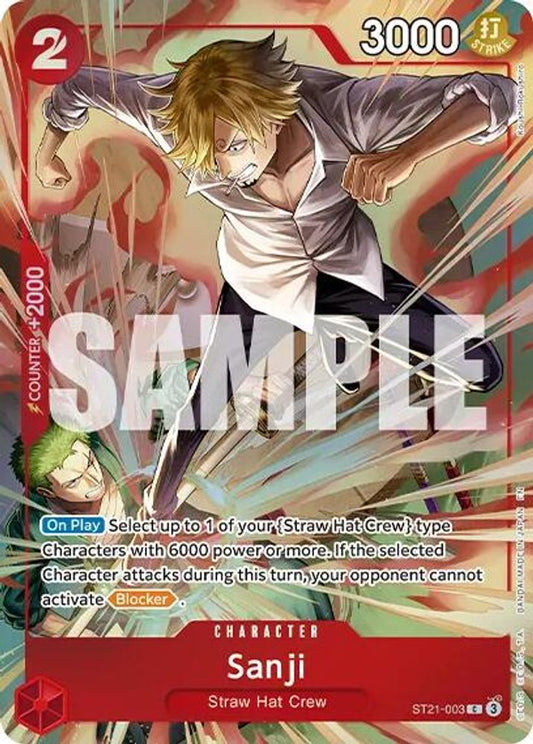 Sanji (Premium Card Collection -Best Selection Vol. 6-) (ST21-003) Foil