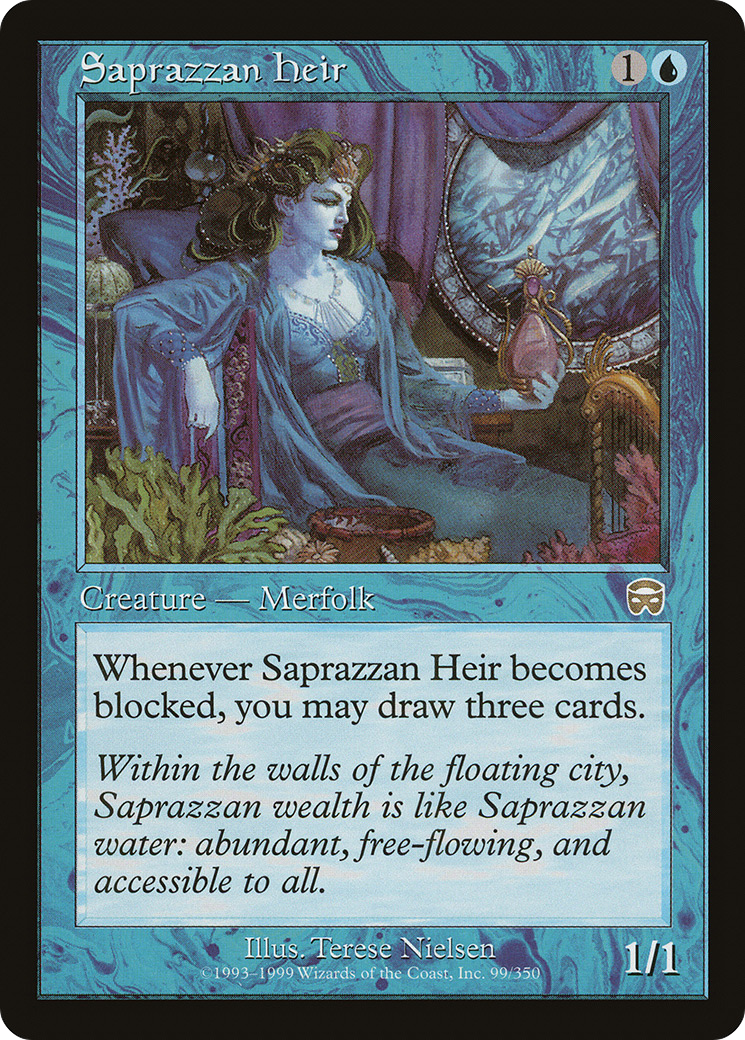 Saprazzan Heir (099) Foil - Mercadian Masques