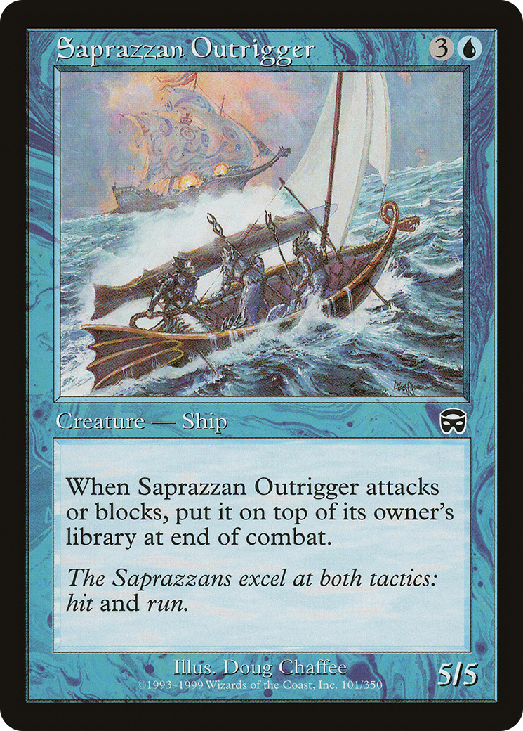 Saprazzan Outrigger (101) - Mercadian Masques