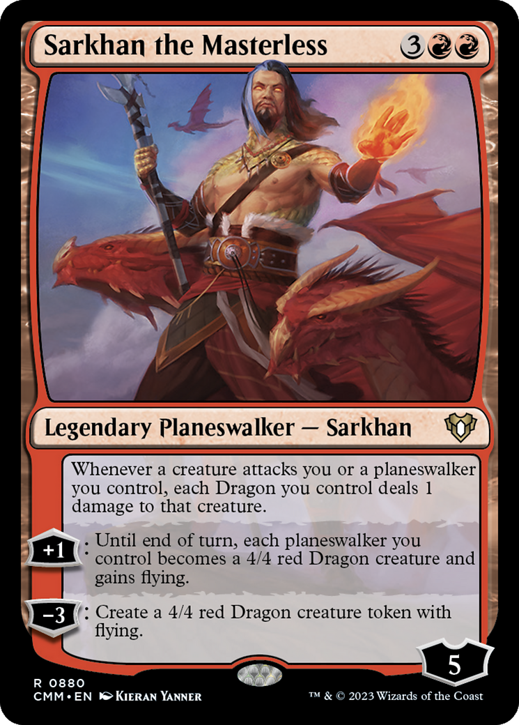 Sarkhan the Masterless (880) - Commander Masters